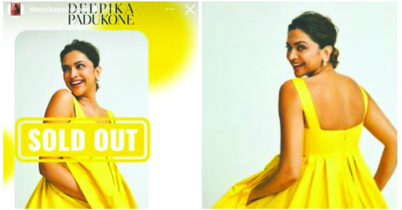 DeepikaPadukone’s yellow gown sells out in 20 minutes at charity sale DeepikaPadukone’s yellow gown sells out in 20 minutes at charity sale