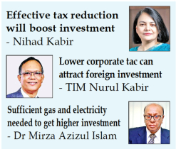 Effective tax reduction to attract investment