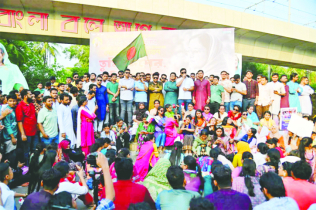 BCL holds rally at DU marking PM Hasina’s homecoming day