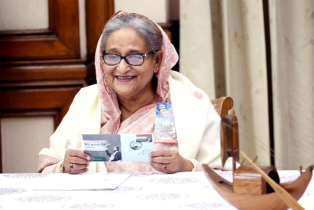 Bangabandhu’s Homecoming Day: PM releases commemorative postage stamp