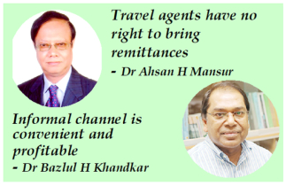 Informal channels handling large-scale remittance
