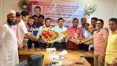 পিডব্লিউডি ডিপ্লোমা প্রকৌশলী সমিতির নবনির্বাচিত সহসভাপতিকে সংবর্ধনা