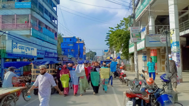 নেত্রকোণায় দা রেড জুলাইয়ের প্রতিবাদ সমাবেশ ও বিক্ষোভ মিছিল