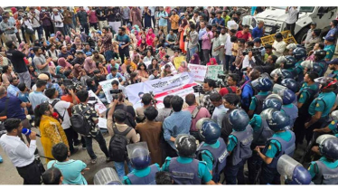 সাম্য হত্যার বিচার দাবিতে ছাত্রদলের শাহবাগ অবরোধ