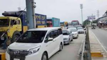 ঢাকা–মাওয়া এক্সপ্রেসওয়েতে যানবাহনের চাপ, ৭ কিলোমিটার এলাকাজুড়ে ধীরগতি