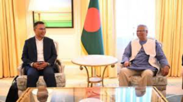ড. ইউনূসের সঙ্গে তারেক রহমানের বৈঠক শুরু