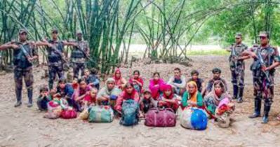 শিবগঞ্জ সীমান্তে ২০ জনকে বিএসএফের পুশ ইন