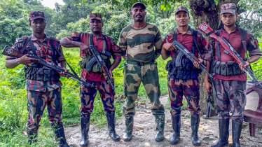বাংলাদেশে অনুপ্রবেশকারী বিএসএফ সদস্যকে হস্তান্তর