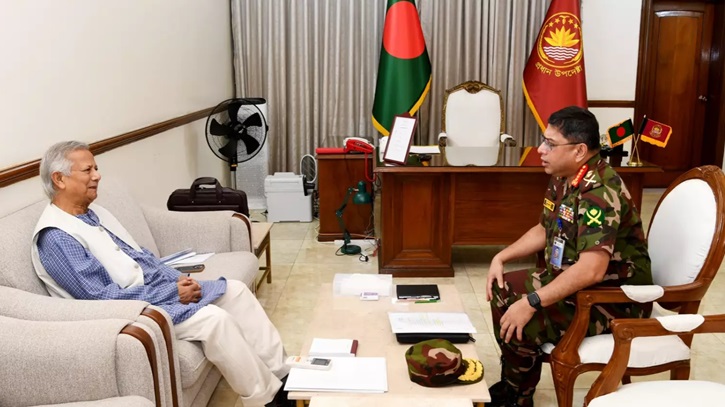 Army Chief meets Chief Adviser Army Chief meets Chief Adviser