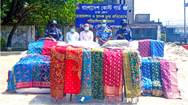 Indian Sarees, Worth Tk 5 Crore Seized in N’ganj