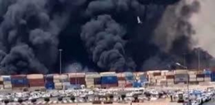 25 killed, fires still burning in huge Iran port blast