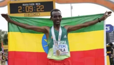 Ethiopian Tamirat Tola wins Olympic men’s marathon
