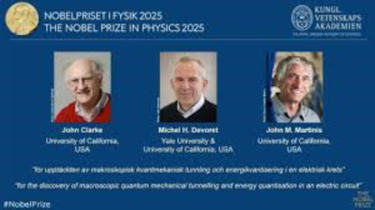 Nobel Prize for Physics awarded to trio for quantum mechanics discoveries