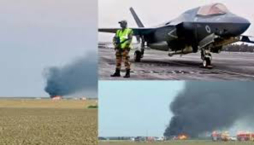 US Navy F-35 jet crashes in California