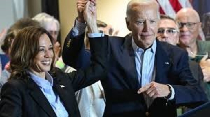Hand in hand: Biden, Harris hit campaign trail Hand in hand: Biden, Harris hit campaign trail