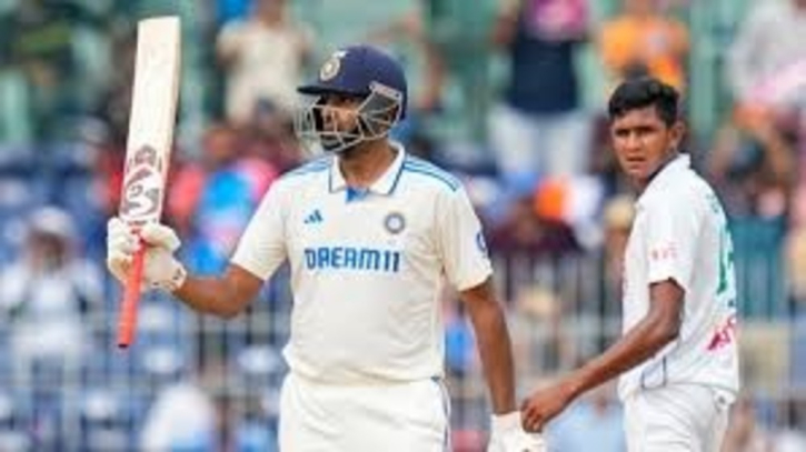 Ashwin, Jadeja put India on top amid Hasan heroics Ashwin, Jadeja put India on top amid Hasan heroics