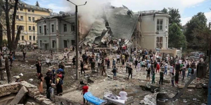 Russian missiles kill 37 in Ukraine, gut Kyiv children’s hospital Russian missiles kill 37 in Ukraine, gut Kyiv children’s hospital