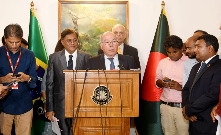 Brazil considers Bangladesh’s inclusion in BRICS positively: Vieira Brazil considers Bangladesh’s inclusion in BRICS positively: Vieira