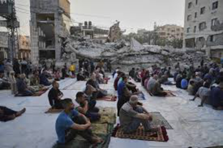 Gaza marks Eid amid rubble, scarce food and ongoing war
