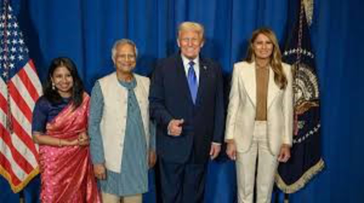 Dr. Yunus meets with US President Trump