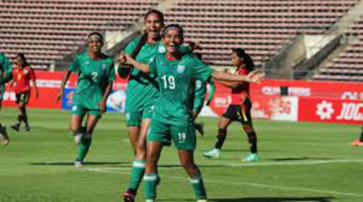 Trishna hat-trick leads Bangladesh to 8-0 mauling of Timor-Leste Trishna hat-trick leads Bangladesh to 8-0 mauling of Timor-Leste